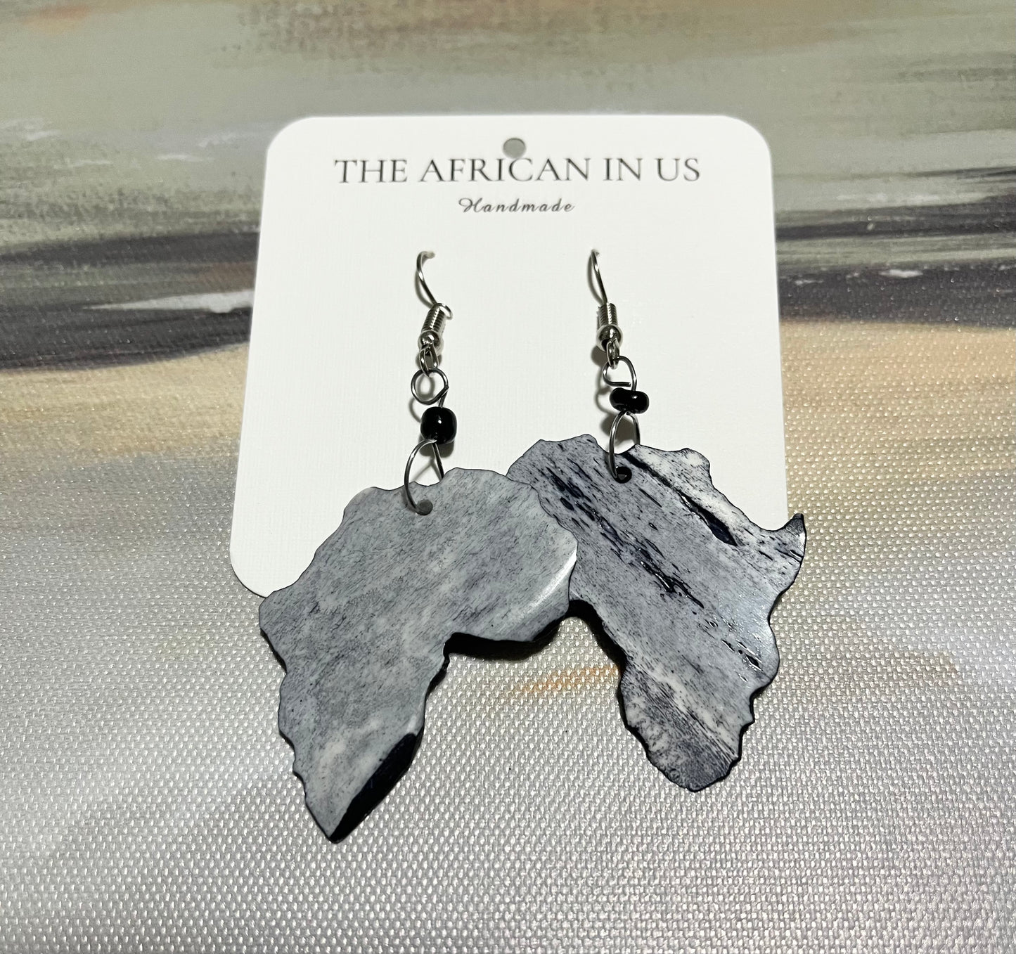 Grouped African Map Earrings