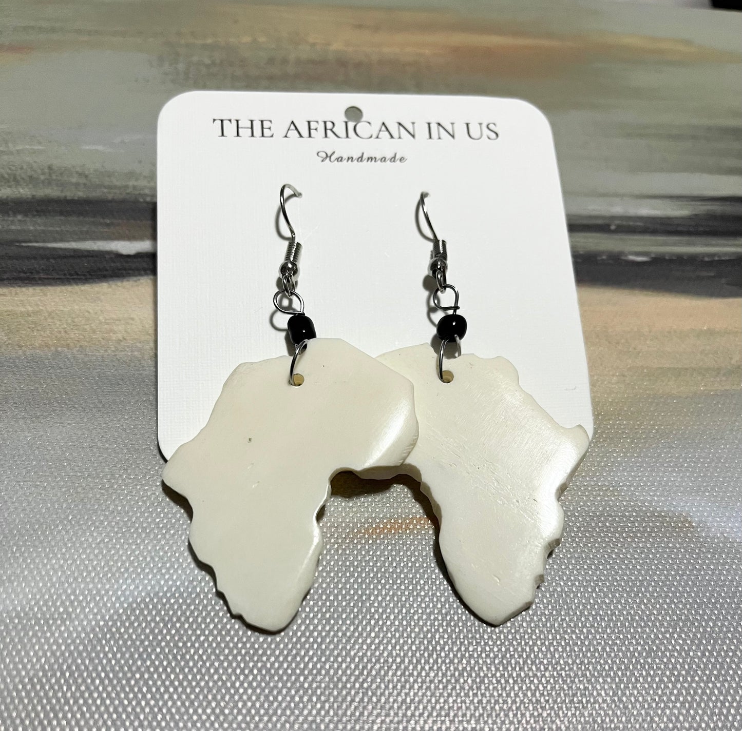 Grouped African Map Earrings