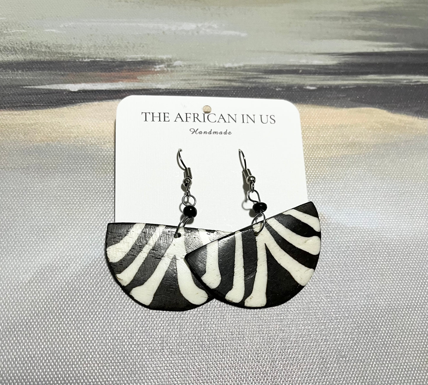 Grouped African Fan Earrings