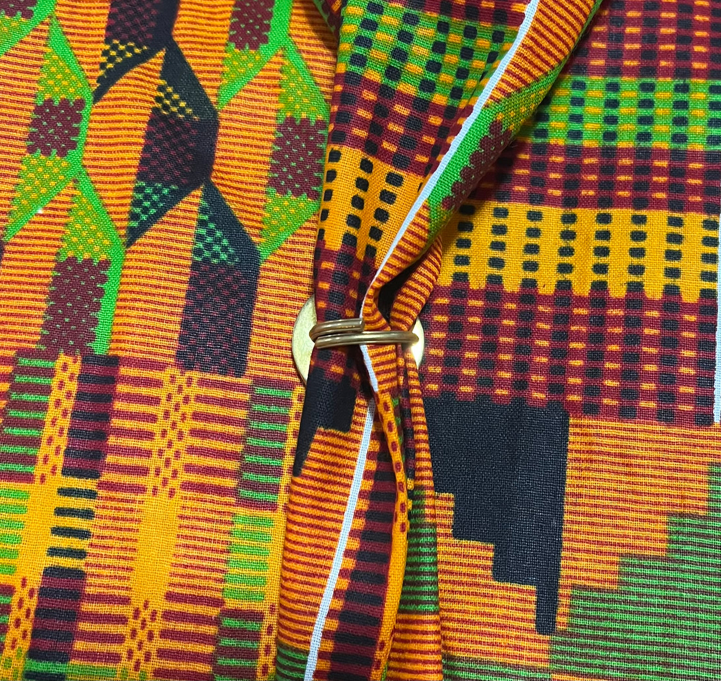 Circle African Polka Dot Ring