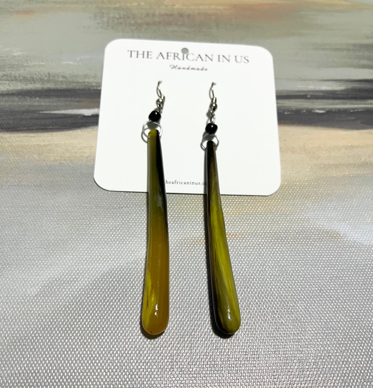 Grouped African Staff Earrings