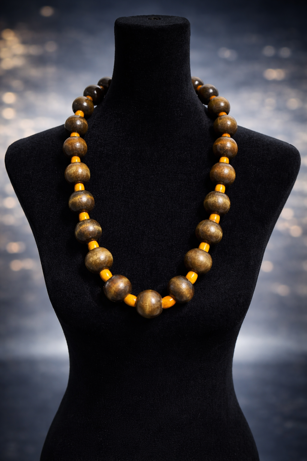 African-Inspired Beaded & Cowrie Shell Necklaces