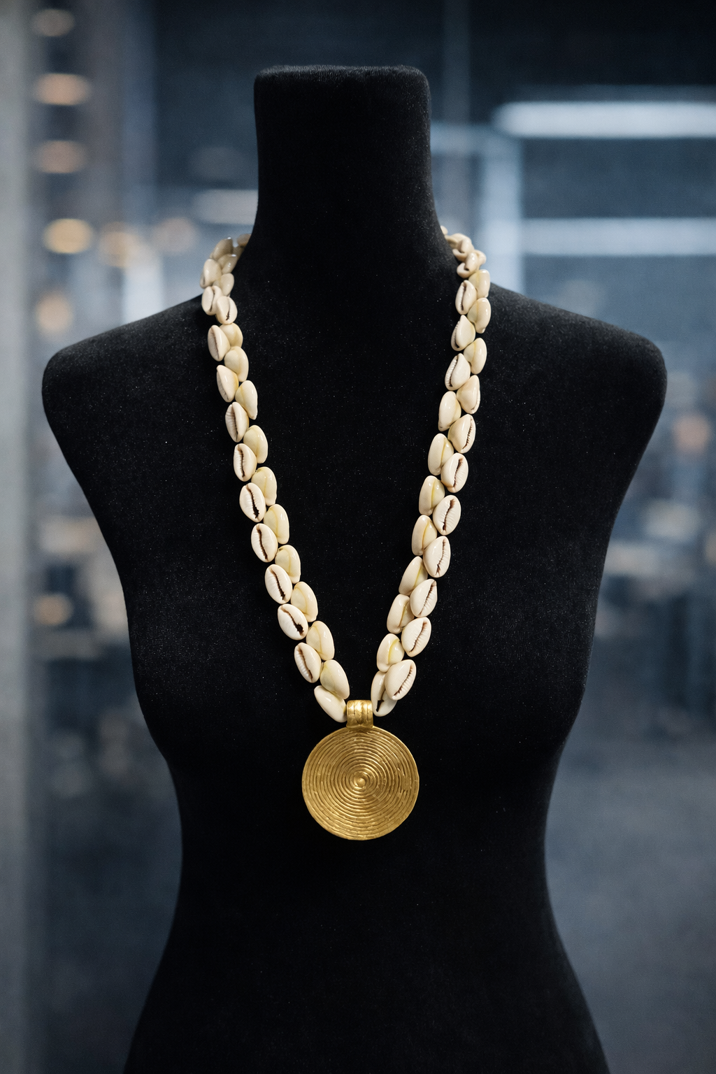 African-Inspired Beaded & Cowrie Shell Necklaces