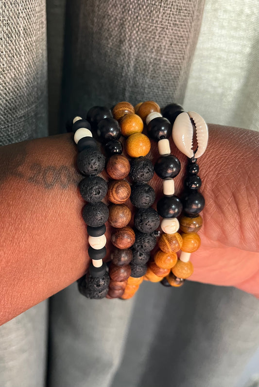 Assorted Layering Bead Bracelets