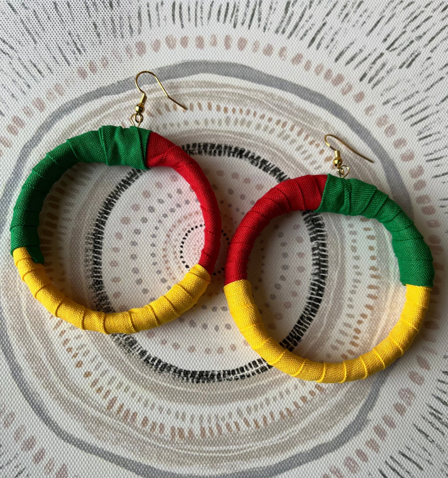 African Flag Earrings - Multiple Countries