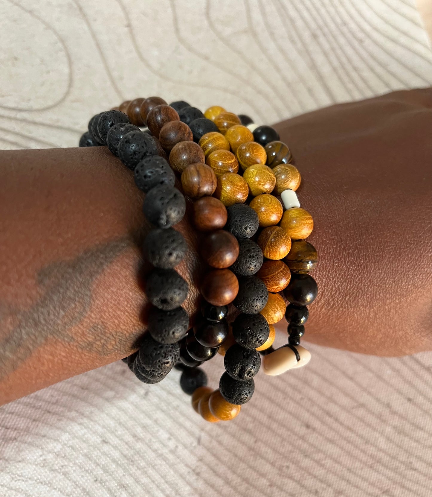 Assorted Layering Bead Bracelets