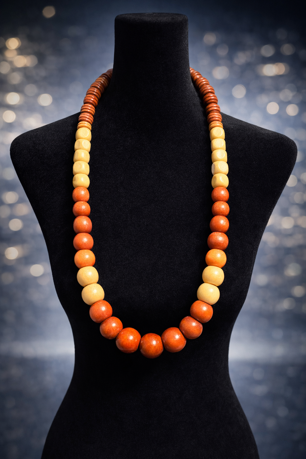 African-Inspired Beaded & Cowrie Shell Necklaces