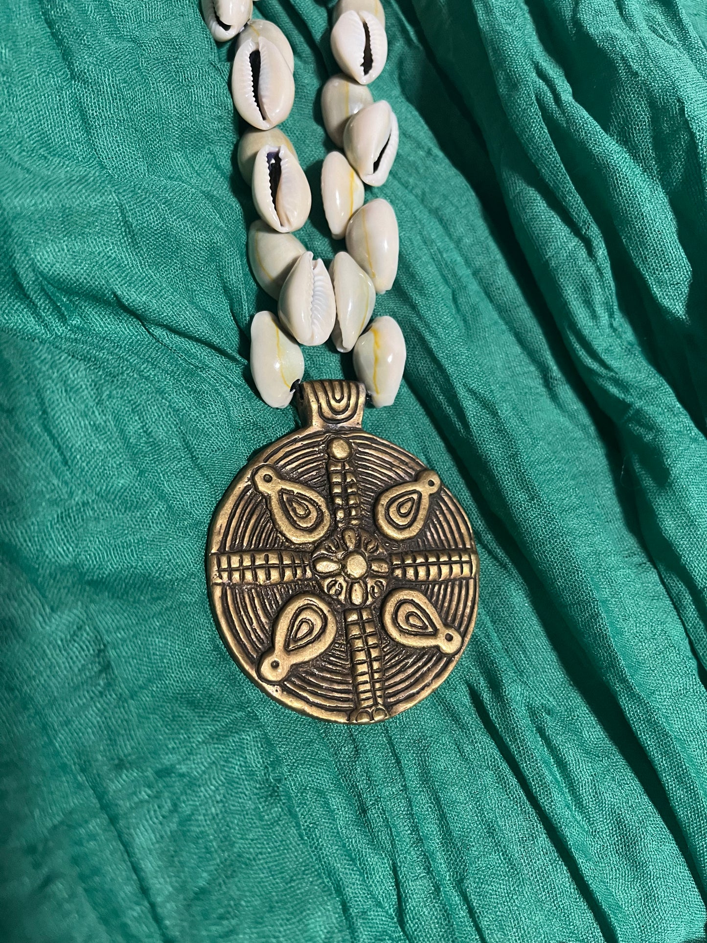 Cowrie Shell Necklace w/ Pendant